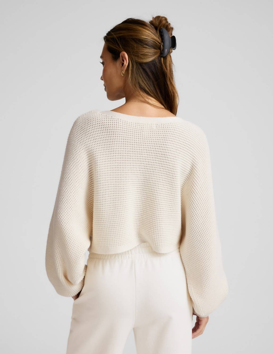 Beyond Yoga - Ready For Barre Cropped Sweater