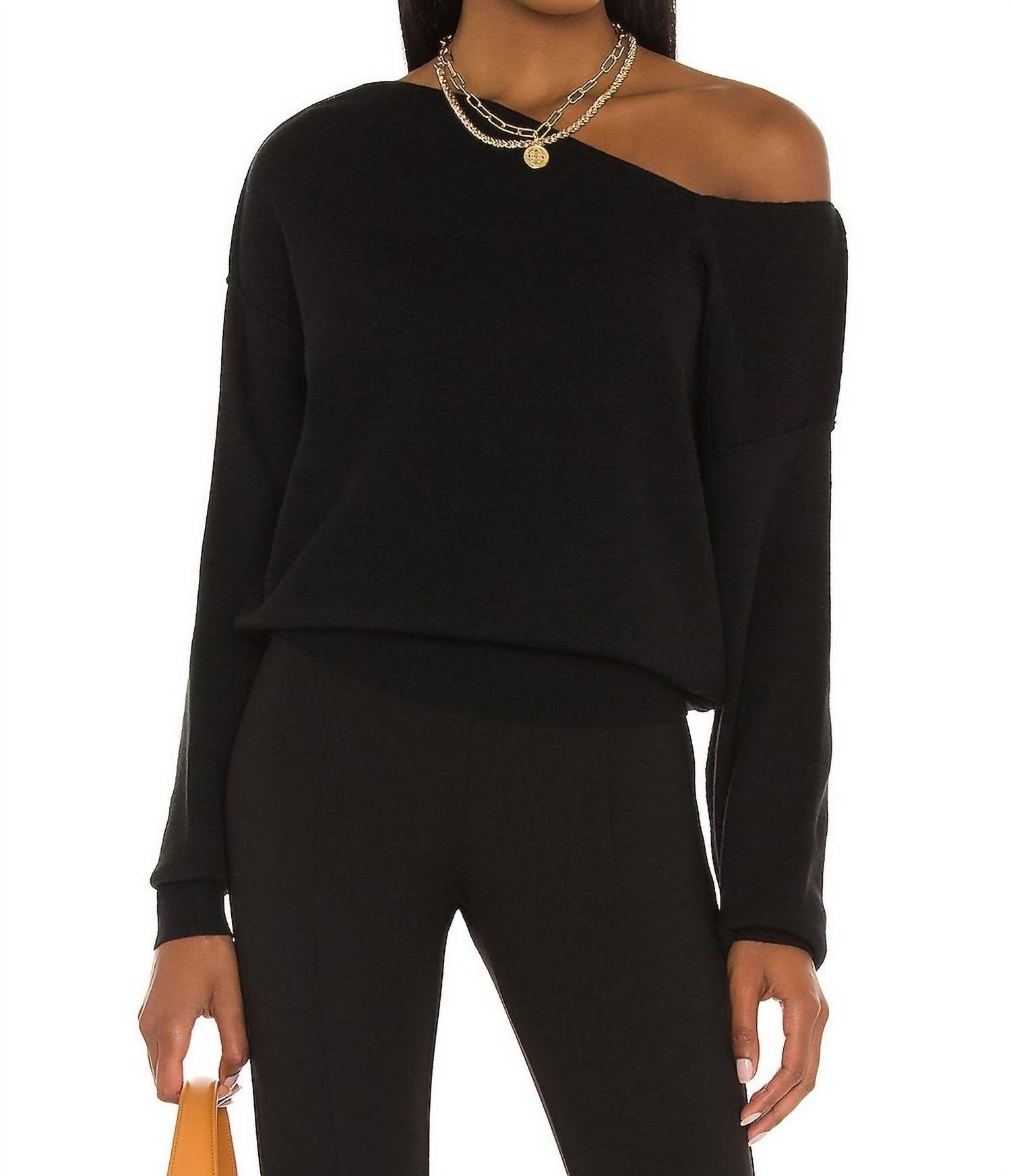 Line And Dot - Favorite Off The Shoulder Sweater
