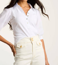 Lisa Todd - Pure Rib Collet Top