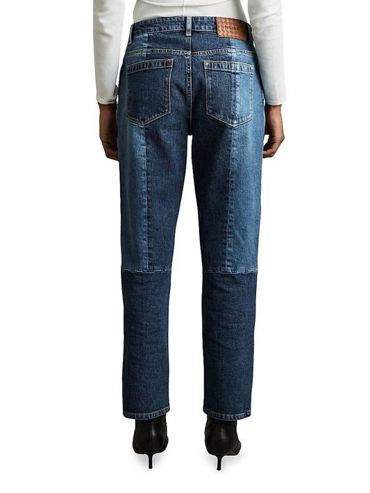 Reiss - Birch Patchwork Straight Leg Jean