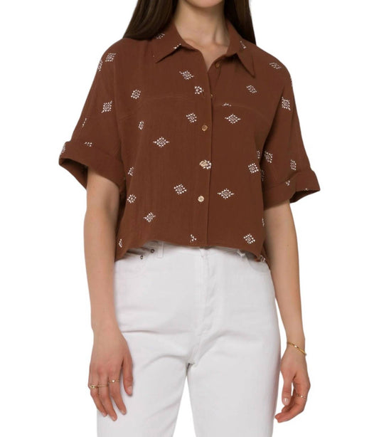 Velvet Heart - Trista Embroidered Shirt