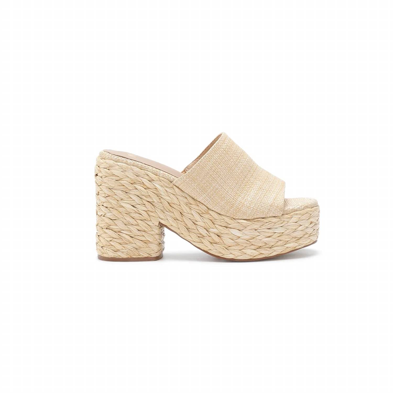 Miracle Miles - Women's Ashlyn Raffia Heel Sandals