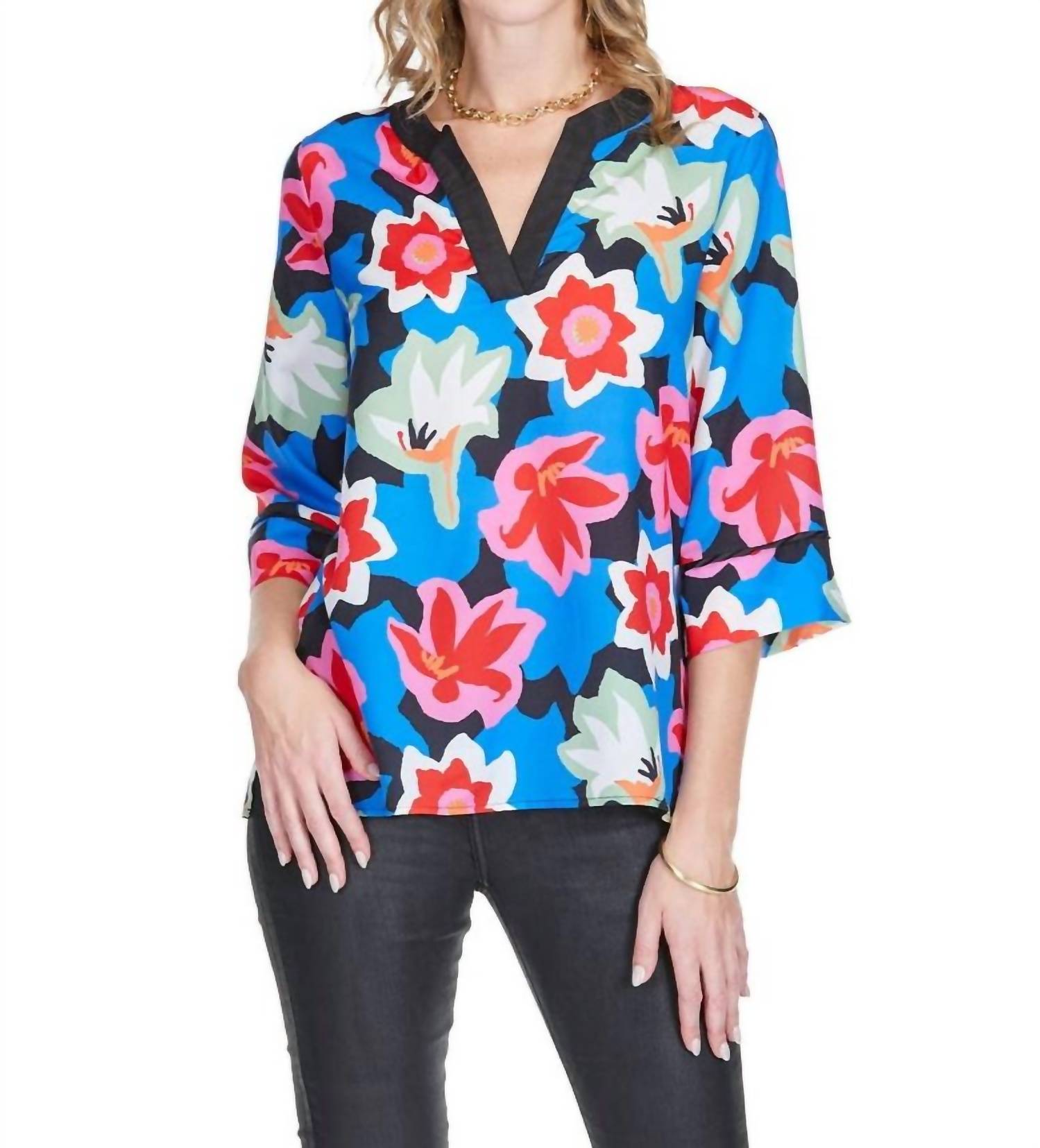 Jade - Trimmed Tunic
