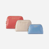 Hobo - Women's Tri Pouch Make Up Bags Set