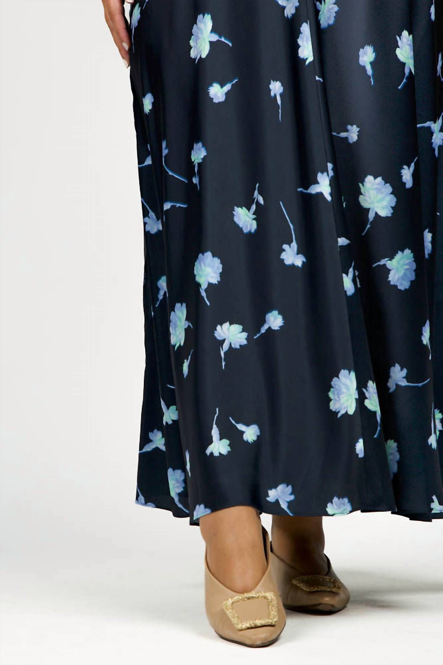Vince - Sea Carnation Cap Sleeve Dress