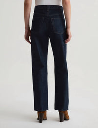 AG Jeans Brinley Straight Leg Jeans in moonrise - women's jeans - detail view