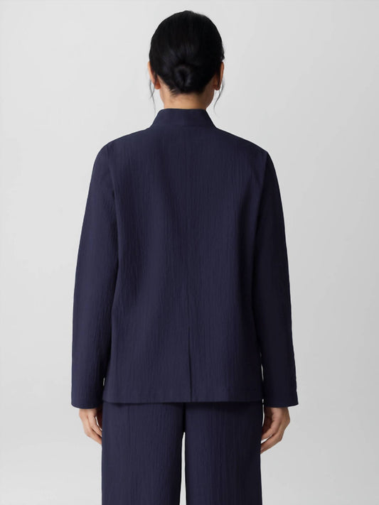 Eileen Fisher - Women's High Collar Jacket