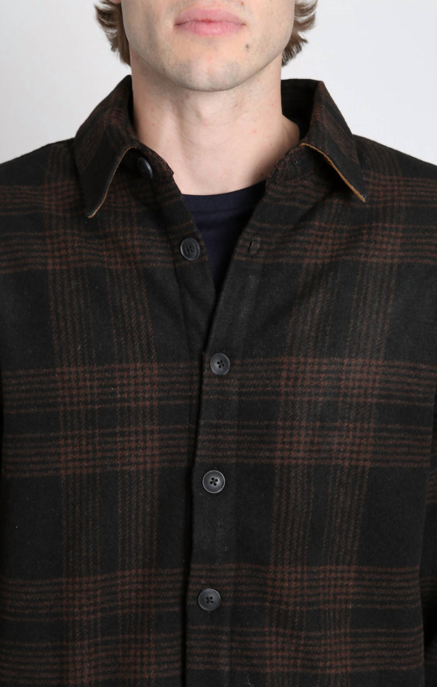 Jachs New York - Yates Wool Blend Sherpa Lined Shirt Jacket