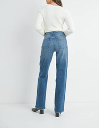Just Black Denim - Longer Length Straight Jeans