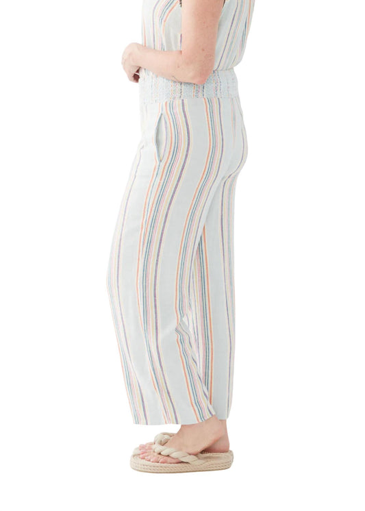 Fdj - BEACHY STRIPE PULL ON PANT