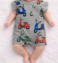 Tea - Baby Boy Vespa Romper