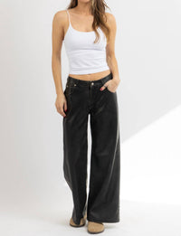 Salty - LIZZIE FAUX LEATHER PANT