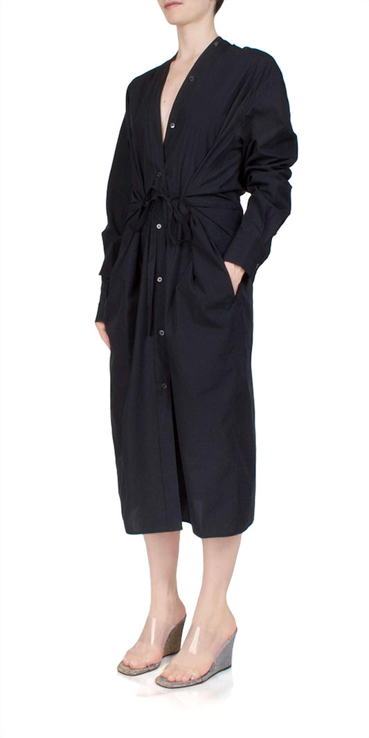 6397 - Women's Colarless Shirtdress