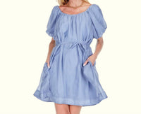 Joy Joy - Puff Sleeve Swing Dress