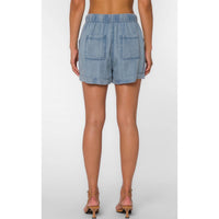 Velvet Heart Lyra Stone Shorts in light denim - women's shorts - alternate view