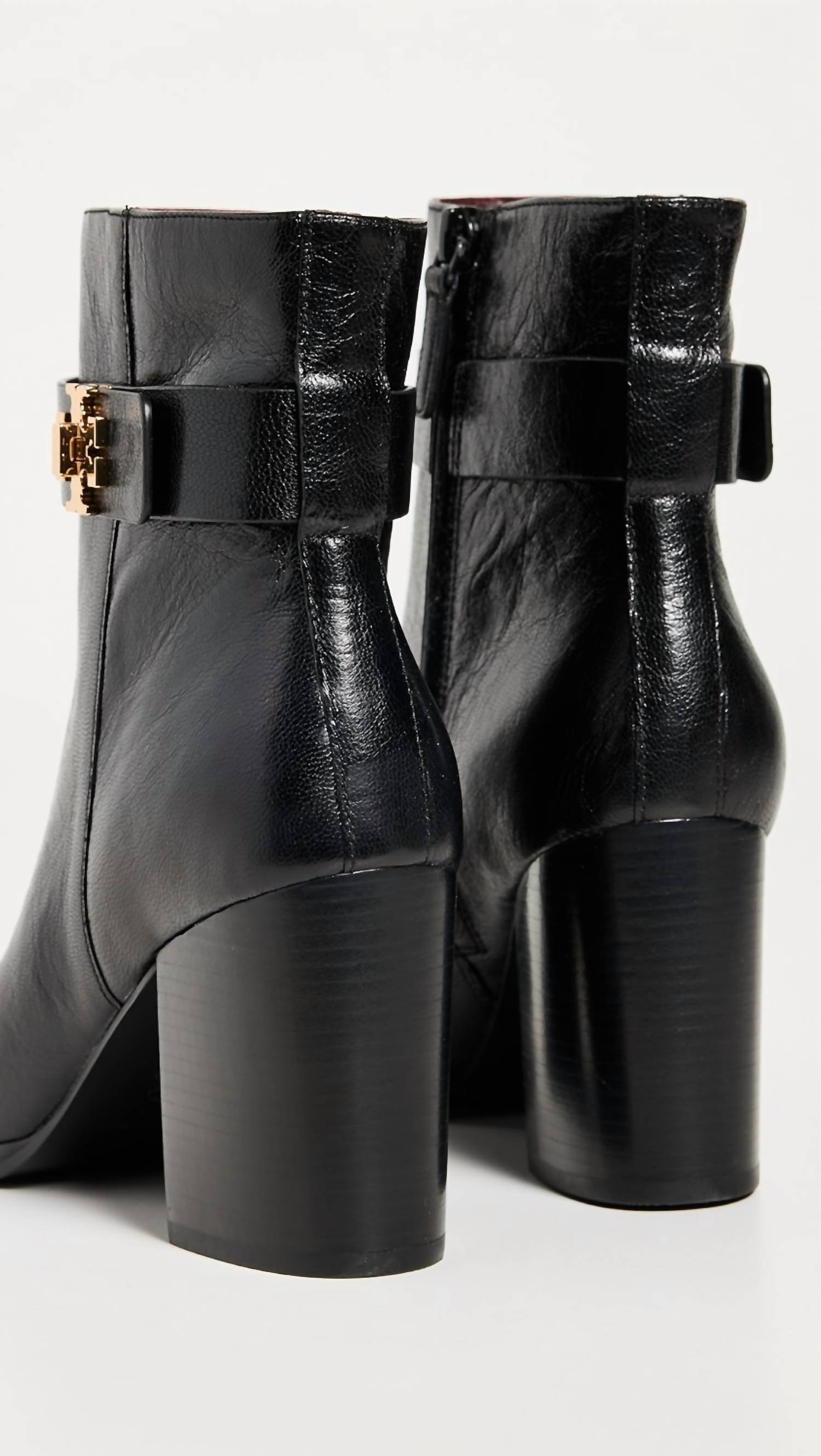Tory Burch - Women's T Lock Heeled Ankle Boots