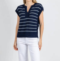 Melissa Nepton - Teresa Split V-neck Sweater