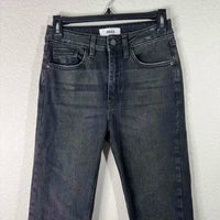 Just Black Denim - Women's Cut-off Cropped Straight Leg Jean