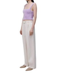 Jonathan Simkhai - Novia Pleated Straight Leg Pants