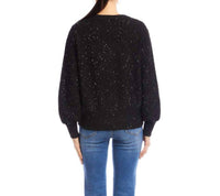 Karen Kane - Sequin V-Neck Sweater