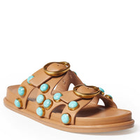 Cecelia New York - Women's Enamel Studded Slide