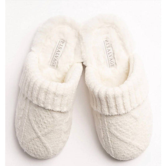 Pj Salvage - Women's Cable Knit Slides