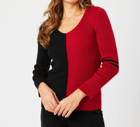 Angel Apparel - V-neck Ribbed Sweater