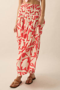 Promesa - Abstract Floral Skirt
