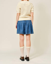 Aaron & Amber - Crochet Sweater Top