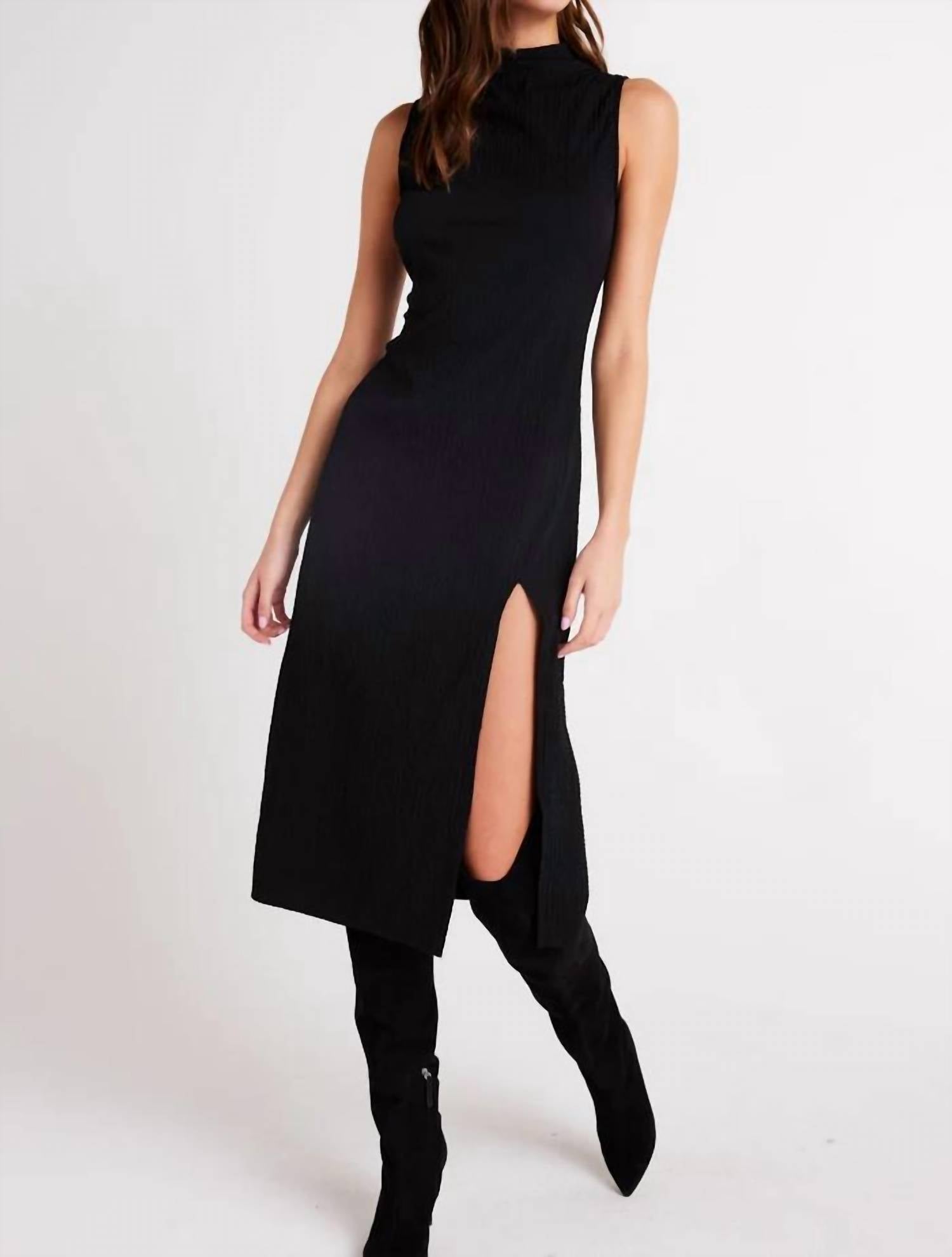 Bella Dahl - Mock Neck Midi Dress With Slit