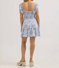 Wrangler - Women's Retro Smocked Mini Dress