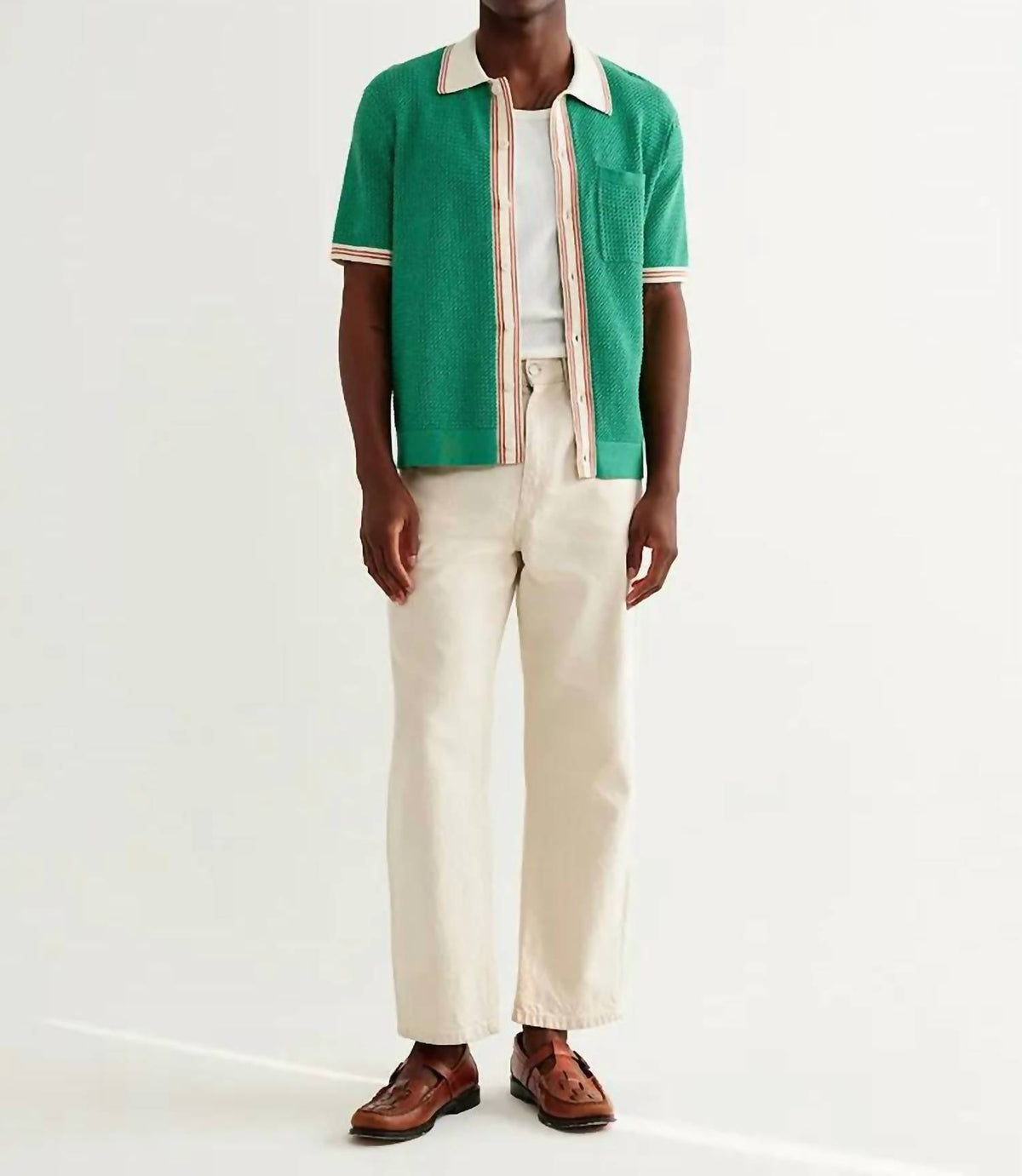 Wax London - Belle Knitted Polo Shirt
