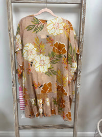 Z&L Europe - Floral Long Sleeve Coverup