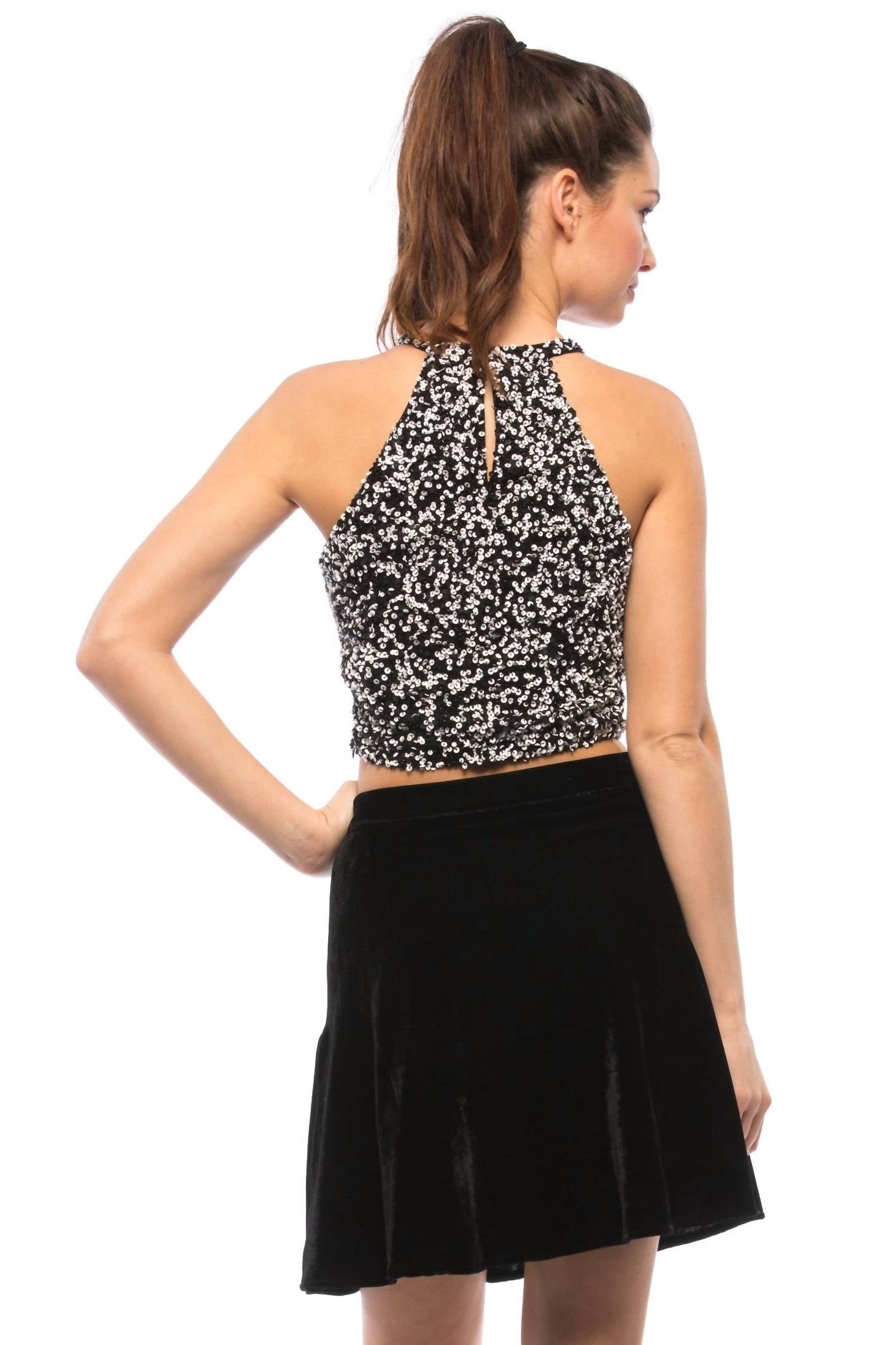 Parker - Grenada Halter Sequin Tank Top
