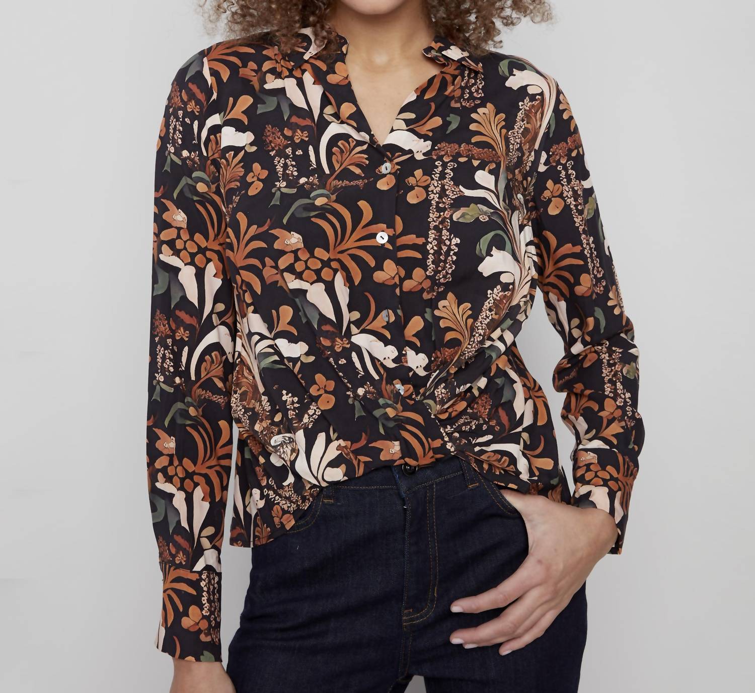 Charlie B - Twist Front Shirt