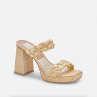 Dolce Vita - Women's Strap Raffia Heels