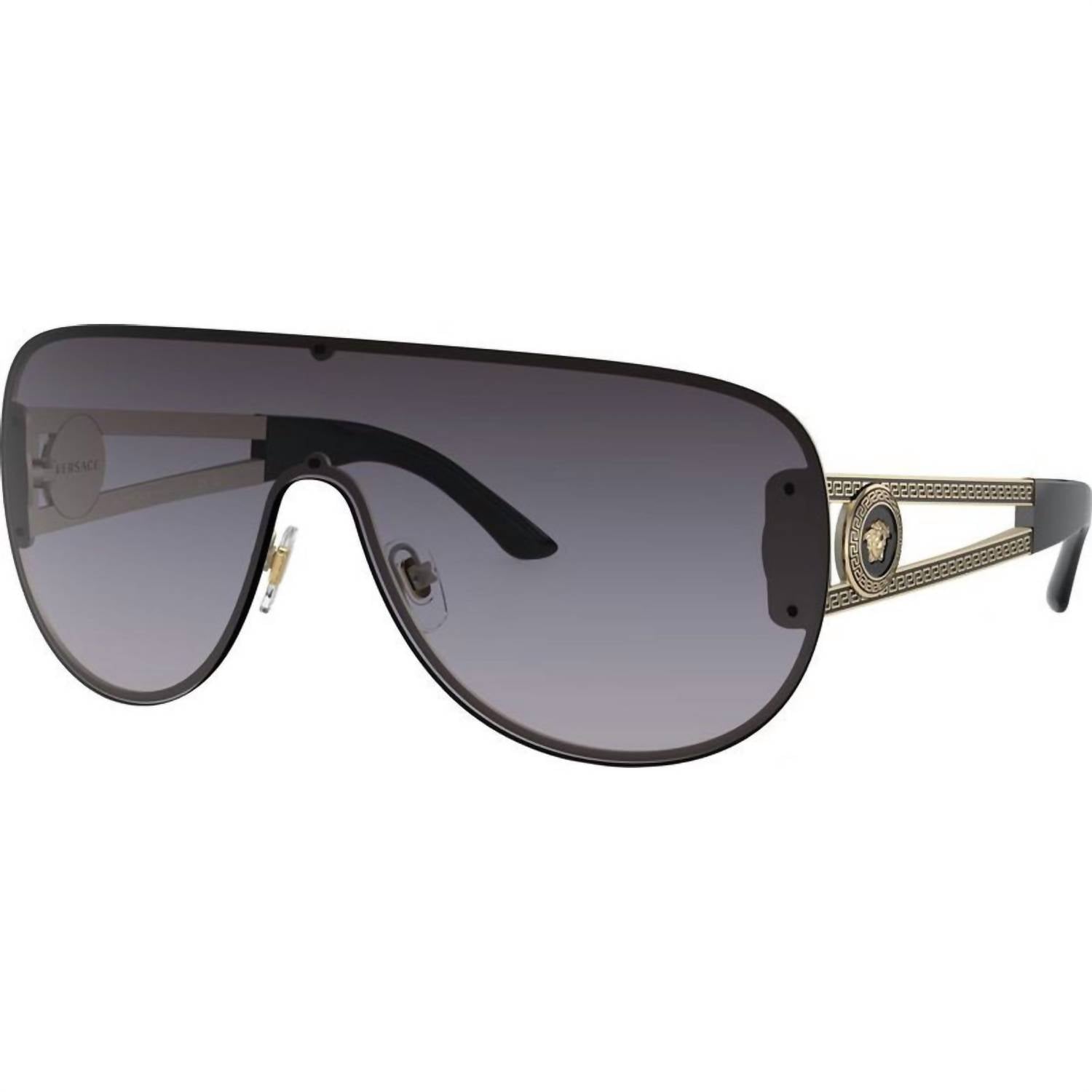 Versace - Women's Medusa Shield Ve2166 Aviator Non-polarized Sunglasses