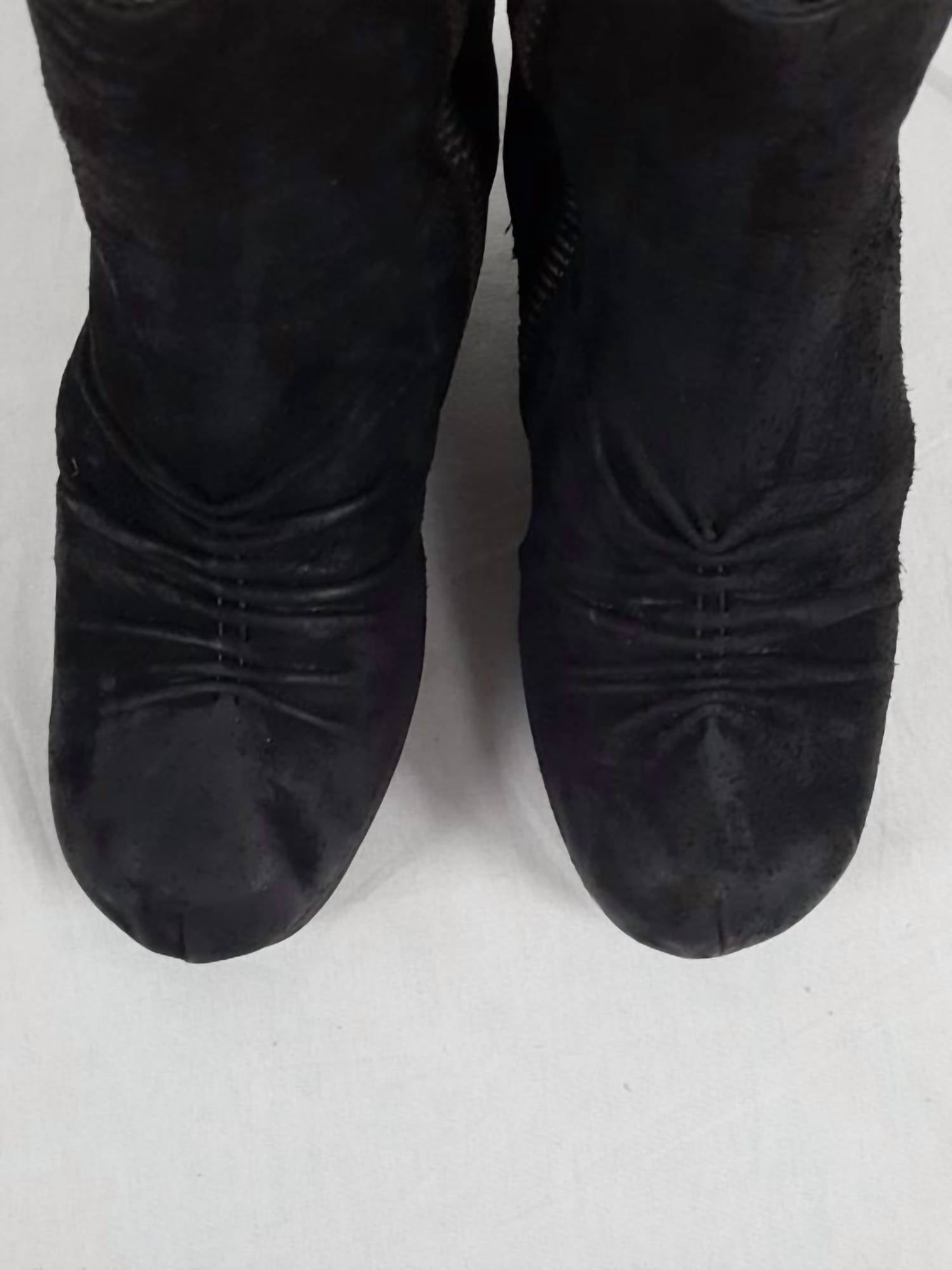 Rick Owens - Women's Suede Wedge Boot
