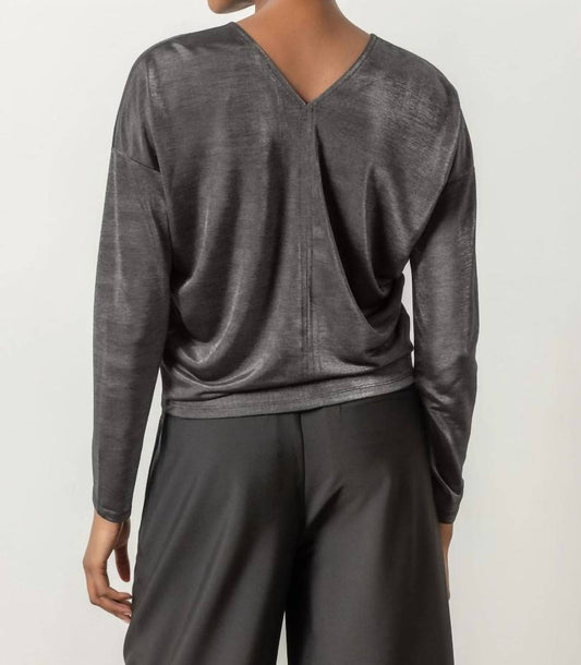 Lilla P - Sparkle Double V-neck Top