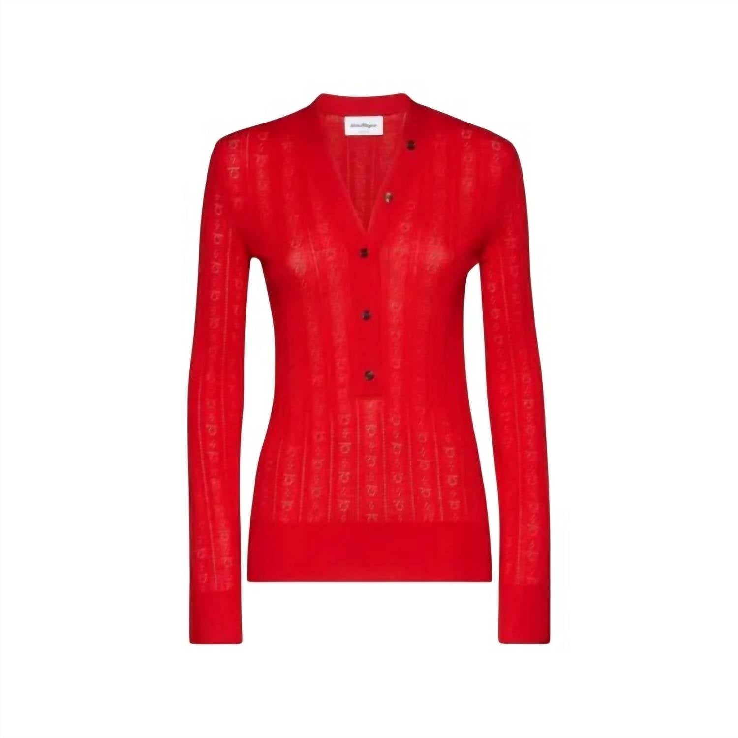 Salvatore Ferragamo - Women's Gancini Knit Sweater