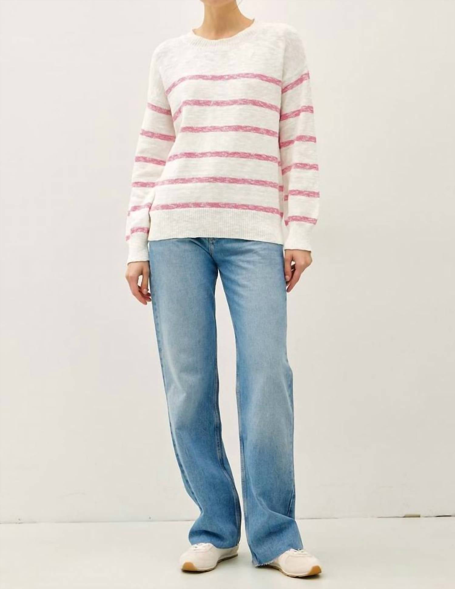Be Cool - Camwell Striped Crewneck Sweater