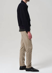 Citizens of Humanity Adler French Terry Slim Straight Jeans in vintage stone - men's jeans - alternate view
