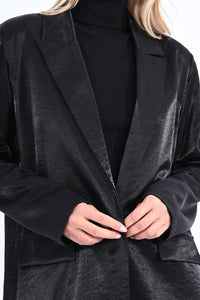 Molly Bracken - Wide Satin Blazer