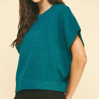 Pinch - Rosey Drop Sleeve Sweater Top