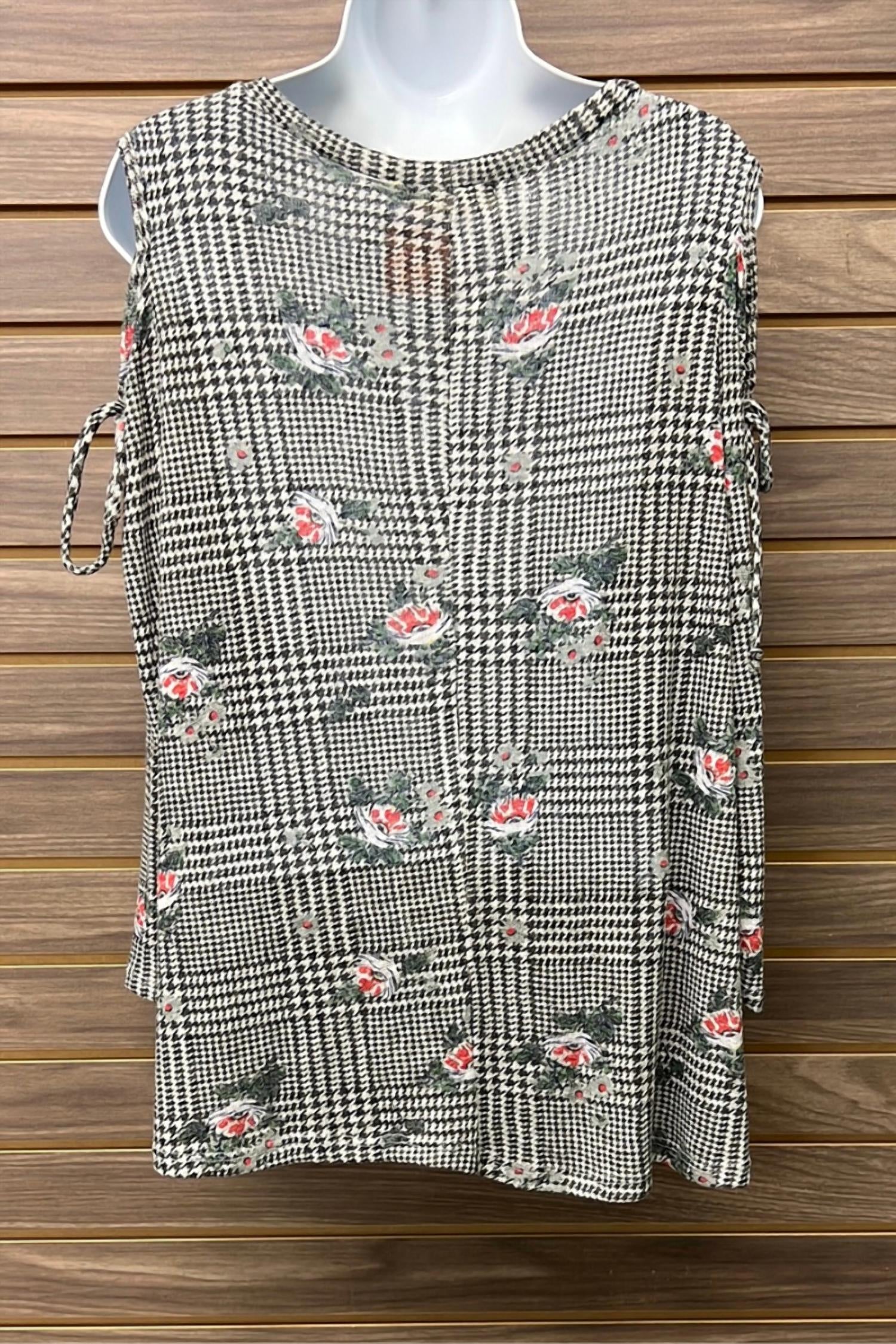 Hopely - Women's Cold Shoulder Floral Top