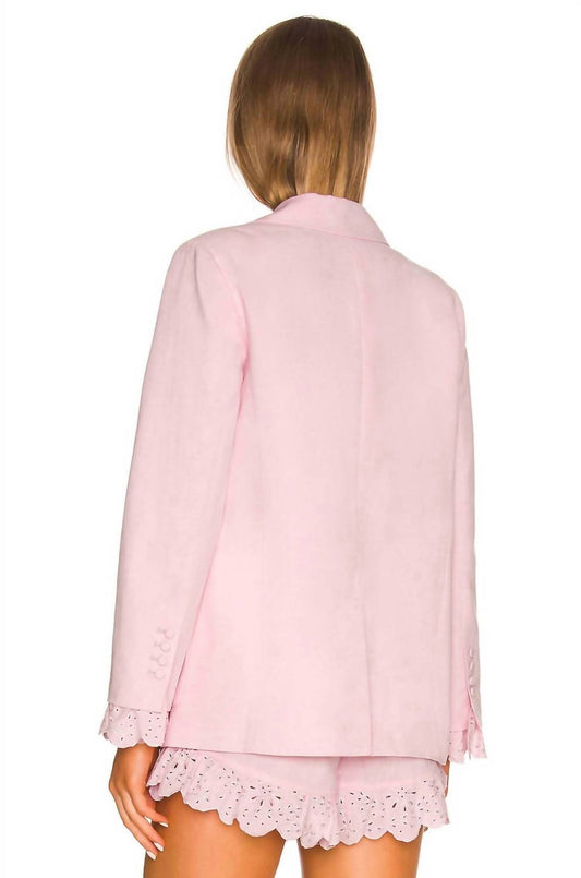 Something Navy - Eyelet Cuffs Blazer