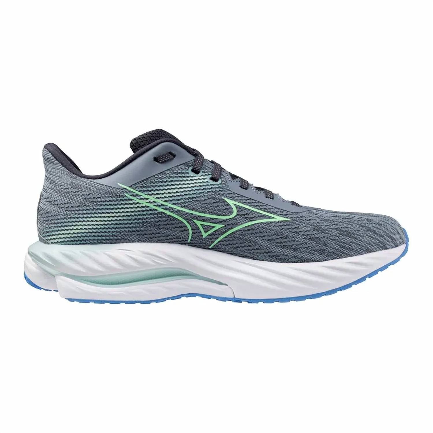 MIZUNO Men's Wave Inspire 21 Running Shoes in tradewinds neo mint 4 - men's shoe - detail view