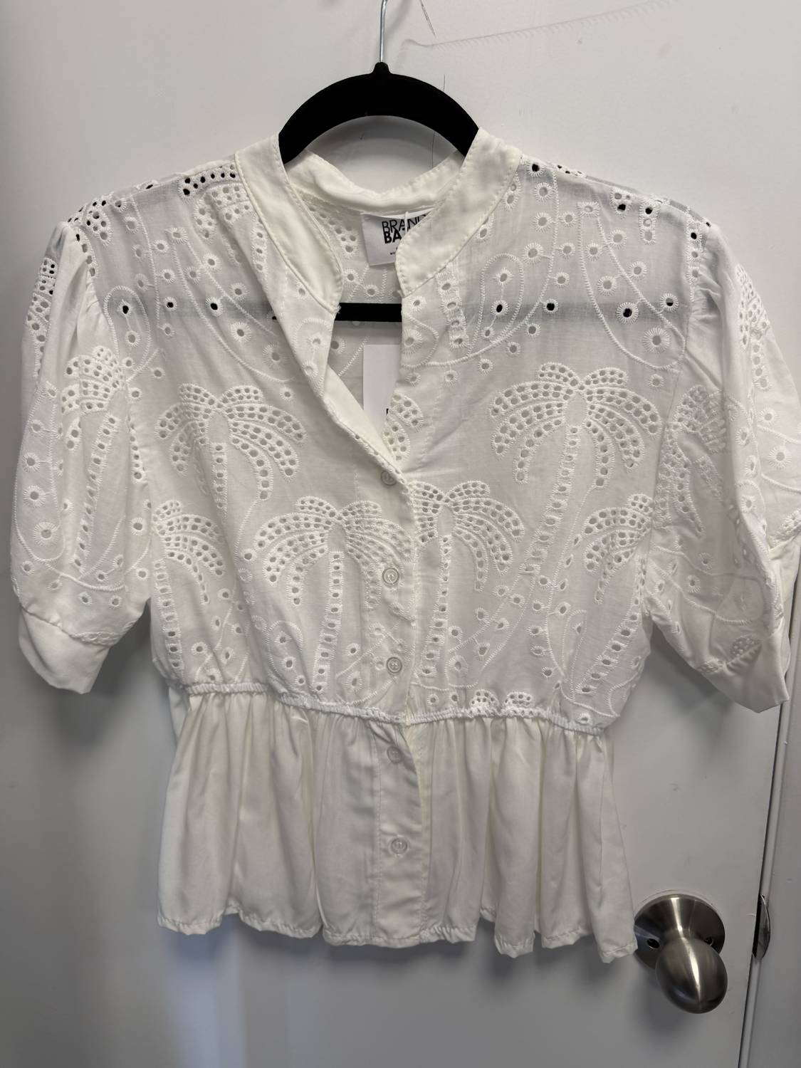 Brand Bazar - Women's Palm Tree Button-Up Shirt