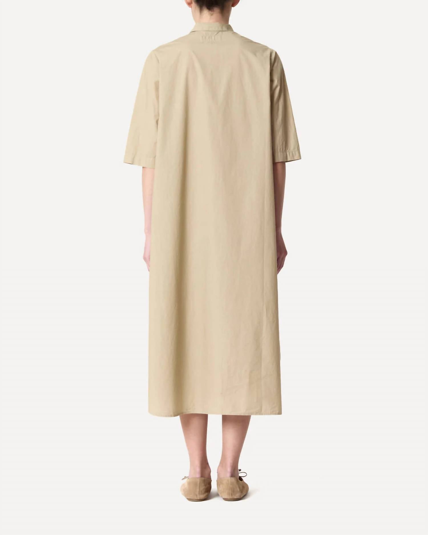 LABO.ART Abito Acca Clara Midi Dress in sonora - women's dress - alternate view