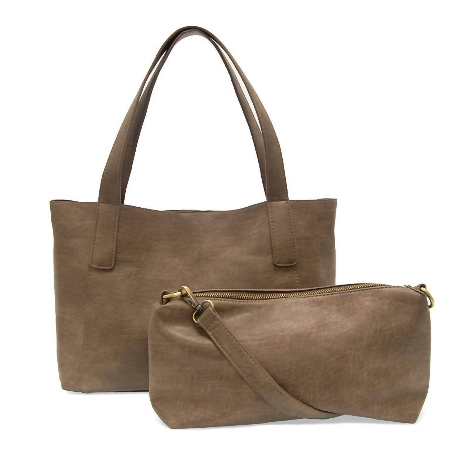 Joy Susan Women's Lottie Medium Tote Bag in taupe - women's bag - alternate view